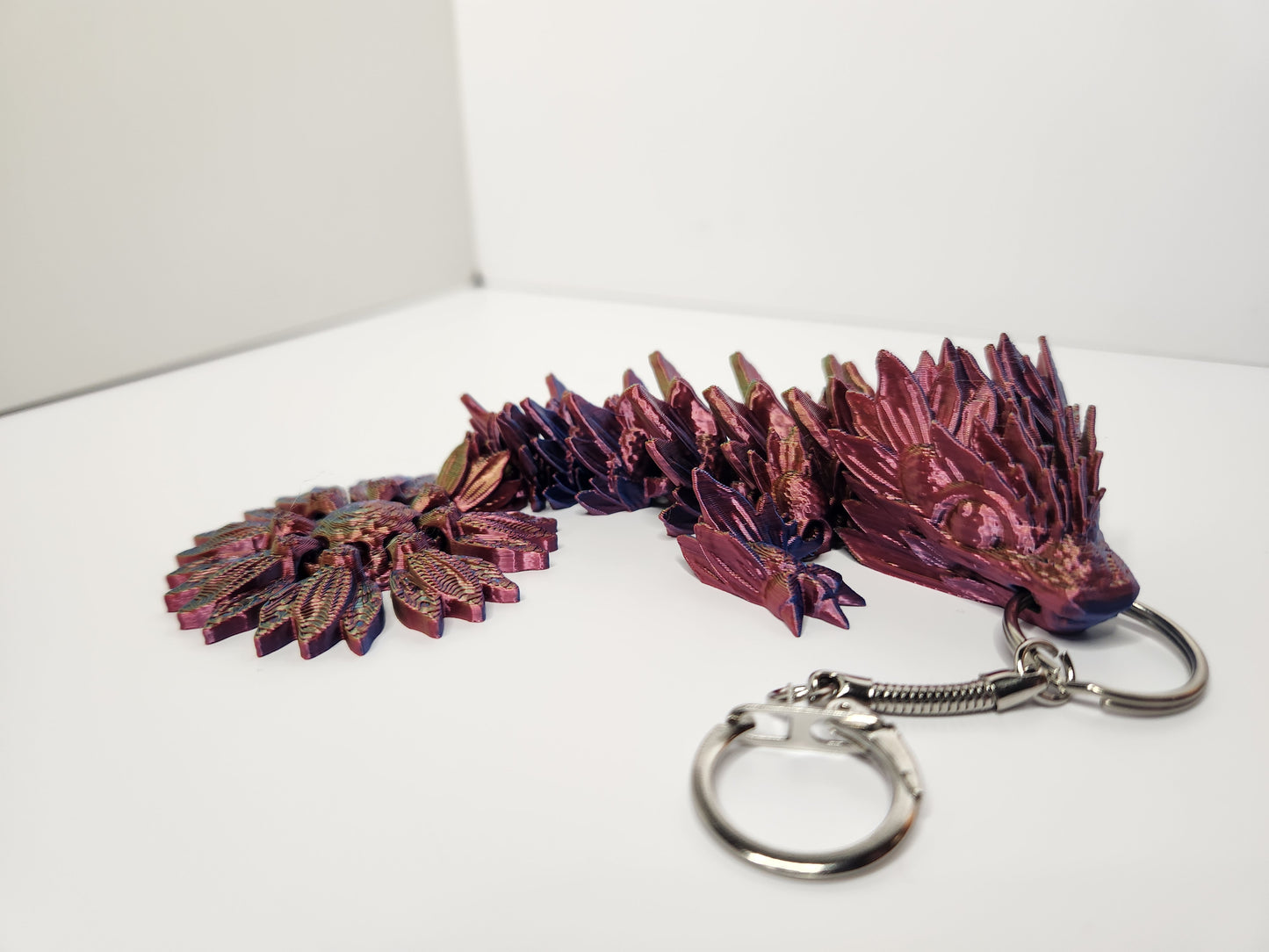 Sunflower Dragon Keychain