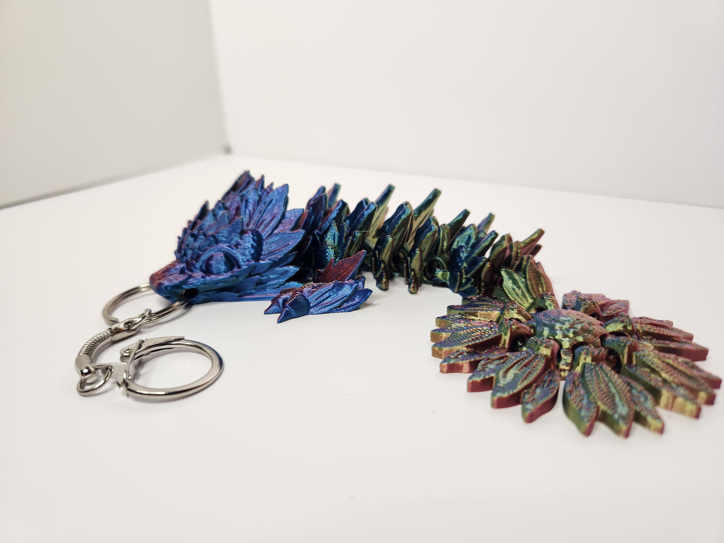Sunflower Dragon Keychain